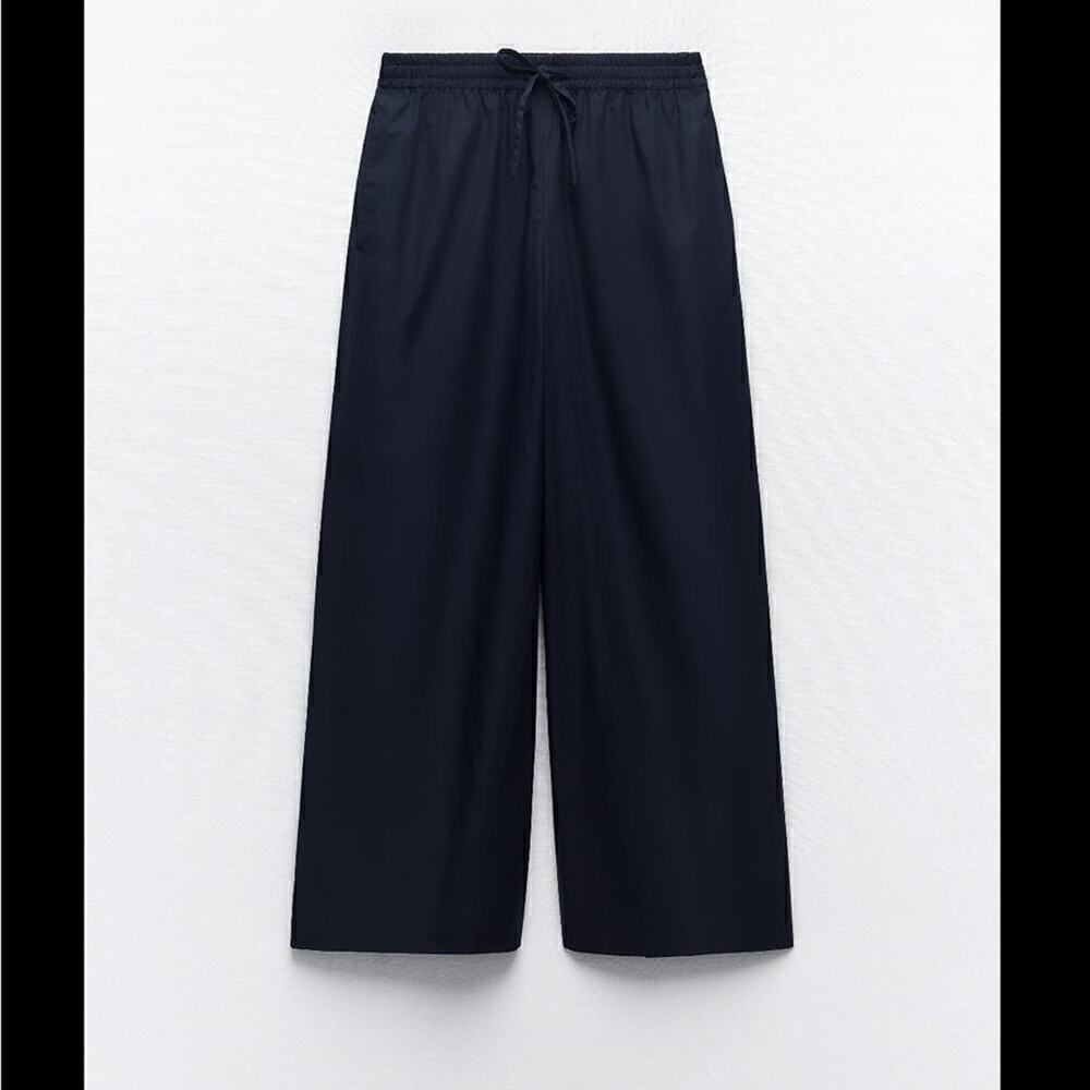 ZARA WIDE LEG POLIN PANTS - SIZE XS - BRAND NEW WITH TAG